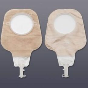 HOLLISTER Ostomy Pouch صورة جديدة H/O 2 3/4 "نظام مكون من قطعتين بطول 12 بوصة قابل للتصريف (#18014، يُباع لكل صندوق)