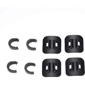 4Pcs Mtb Bike ycle Brake Cable Guide, Aluminum ycle Cclips Buckle Cable Guides Shifter Adapter ycle Frame C Buckle Mtb Kabel Clip Dioche C-Clip