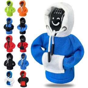 سترة بغطاء رأس Yoostooper Gear Shift، سترة قميص بمقبض ناقل الحركة المضحك، قلنسوة صغيرة لمحول السيارة، الجزء الداخلي للسيارات