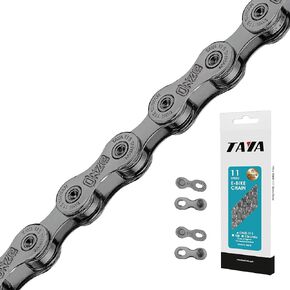 TAYA e-ONZE-111 11-Speed Bike Chain, 136 Links,GST Rust-Proof, Durable and Smooth Shifting, for E-Bike, Gravel and MTB