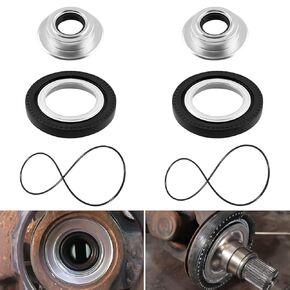 Piodelo Front Axle Knuckle Vacuum Seals & Hub O-Rings & Tube Dust Seals Kit Fit for 2005-2019 Ford F250 F350 F450 F550 Super Duty with Dana Super 60, Replace OEM Part 2017426, 2014835, 54983