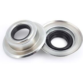 XiKe 2 Pcs 43252-7S200 Axle Shaft Oil Seal Rear Wheel, Compatible Frontier 05-07, Titan 04-07, Xterra 05-09, Usually Matched With SET10 Bearings Set.