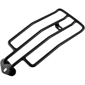 Fydun Motorcycle Rear Fender Rack Seat Luggage Rack Luggage Shelf for Honda for Yamaha for Suzuki for Sportster XL883/1200 X48 (Black)