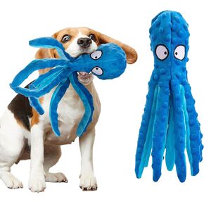 Alphatool Squeaky Dog Toy, Octopus Toys for Aggressive Chewers, Tough No Stuffing Plush Large Dogs, Crinkle Interactive Puppy Small Medium Dogs in Kuwait