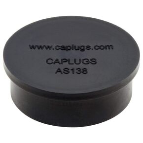 Caplugs AS138-53B AS138 Series – Plastic Electrical Connector Dust Cap, 200 Pack, Black LD-PE, 1.6" W x 1.85" L SAE Aerospace Specification AS85049/138, Protective Closures, ESD (QAS13853BQ1)