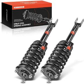 A-Premium Front Pair (2) Complete Strut and Coil Spring Assembly Compatible with Lexus LS460 2007-2017, Driver and Passenger Side