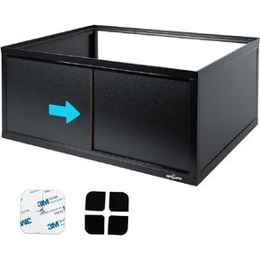 REPTI ZOO Reptiles Terrarium Stackers,36" L x 18" W Space Saving Stacker Kit with 4 x Spacers,Metal Frame Front Opening Tank Accessories,Reptile & Amphibian Enclosure Terrarium Stand