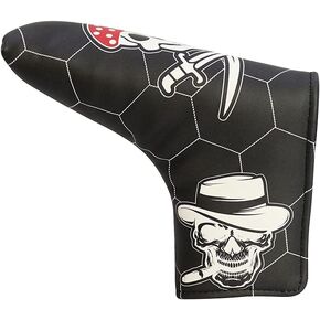 GOLTERS Golf Club Covers Blade Putter Cover Headcover Leather Magnetic Closure for Scotty Cameron Odyssey Taylormade Ping Gift for Men Women Golfer