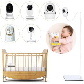 Baby Monitor Floor Stand Holder Compatible with Infant Optics DXR-8 Pro, HelloBaby, Nanit Pro, Vtech, Owlet, Eufy, Motorola, Flexible Baby Camera Stand (68.8 inch)