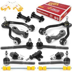 Made in Europe - Metrix Premium 15 Pieces Front Suspension Kit Fits Cadillac Escalade, Chevrolet K1500 Suburban K1500, K2500, K2500 Suburban, Tahoe, GMC K1500/K2500 Suburban, K1500, K2500, Yukon
