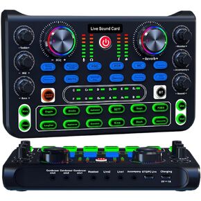لوحة مزج الصوت، وبطاقة الصوت الحية ولوحة صوت واجهة الصوت مع تأثيرات خلاط DJ المتعددة، ومغير الصوت، وتقليل ضوضاء البلوتوث، وتستخدم للبث والبث الصوتي،