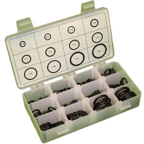EPDM O-Ring Kit, Black, EPDM, 70A Durometer, 12-Sizes (Pack of 200 Pieces)
