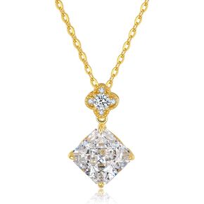 SUNFEEL S925 Sterling Silver Birthstone Necklace for Women,14K Gold Plated,Cubic Zirconia,Idear for Mom Birthday Valentines Mothers Day Gifts, Girlfriend Necklaces, Daughter, Anniversary