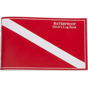 Trident Waterproof Diver’s Log Book with Equipment List, Map Pages, 7 x 4.25 Inches