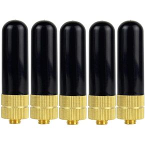 Retevis 2 Way Radio Antenna, SMA-F Antenna Compatible with BaoFeng UV-5R BF-888S UV-82 UV5RA Retevis RT29 RT-5R RT21V RT86 RB25 RB85 Arcshell AR-5 Walkie Talkies, Portable Antenna Dual Band (5 Pack)