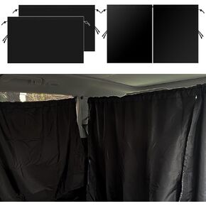 FUTLU 3PC Curtain Set for Car Windows,Car Sun Shade Side Window Curtain,Car Privacy Curtains,Removable Windshield Shades for Side Windows,Car Interior Accessories for Camping Sleeping