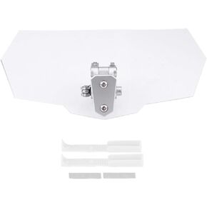 Motorcycle Universal Adjustable Windscreen Wind Deflector Windshield for Kawasaki