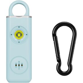 Personal Safety Alarm - Self Defense Keychain, Personal Alarm for Women with 130dB Siren, LED Strobe Light and Key Chain (Lake Blue)