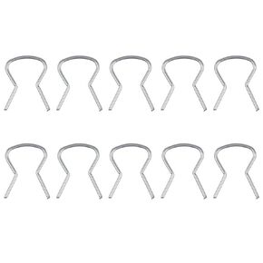 FASTROHY 10pcs Door Window Handle Retaining Clips Window Metal Clip Crank Retainer Roll Up