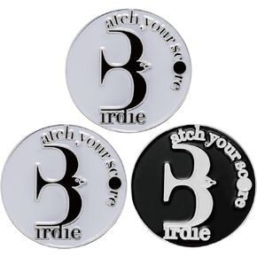 E TRUEE Golf Ball Marker with Golf Stroke Counter Bracelet, Birdie Ball Marker, Golf Accessories for Men and Women, Golf Gifts for Men and Women