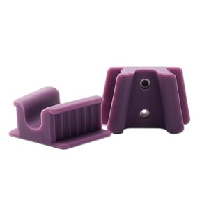 SNAWOP Dental Bite Blocks 2PCS Mouth Prop Autoclavable Silicone Mouth Opener Latex Free Cheek Lip Retractor for Adult Pedo and Child (M for Pedo)
