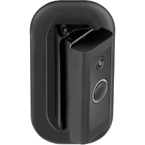 Wasserstein Horizontal Adjustable Angle Mount & Wall Plate (35° to 55°) - Compatible with Ring Video Doorbell (Wired)