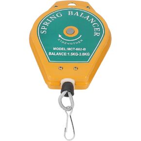 Garosa Spring Balancer Tension Iron Stainless Steel Tool Holder Hanging Equipment 3.3 to 6.6lb Balancer Retractable Tool Fixture Holder Spring Balancer Tool Balancer