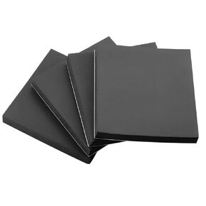 DGSL Foam Sheets Self Adhesive, Closed Cell Foam Pad Neoprene Rubber Sheets Anti Vibration Insulation Foam Rubber Pads (12" x 8" x 3/4", 4)