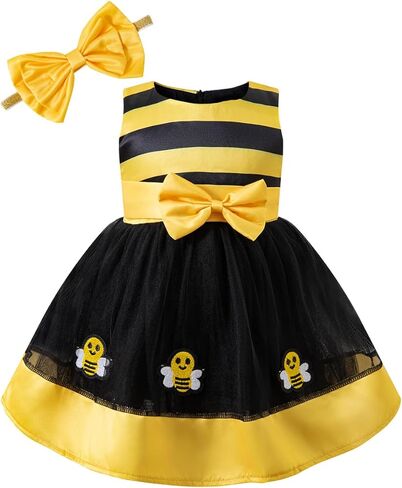 Baby Girl Princess Dress Tutu Dress Cake Smash Birthday Baptism Clothes Set for Photo Shoot with Headband in Saudi Arabia