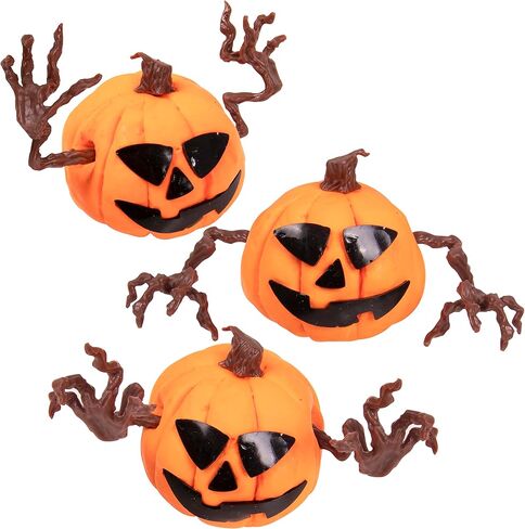 الكنغر DIY زينة اليقطين للهالوين للمنزل - حرف الهالوين الممتعة للأطفال - ألعاب الهالوين الإسفنجية القابلة للتشكيل - قم ببناء فوانيس جاك أو فوانيس خاصة بك لهدايا الديكور - حزمة مكونة من 3 قطع in Kuwait