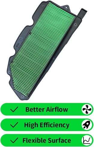 فلتر هواء LIDNADY 17215-HL46-A00 UTV متوافق مع Honda Talon 1000R 1000X 2019 2020 2021 2022 | 1000X-4 2020-2022، أجزاء فلترة عنصر منقي الهواء البديلة على طراز المصنع OE in Kuwait