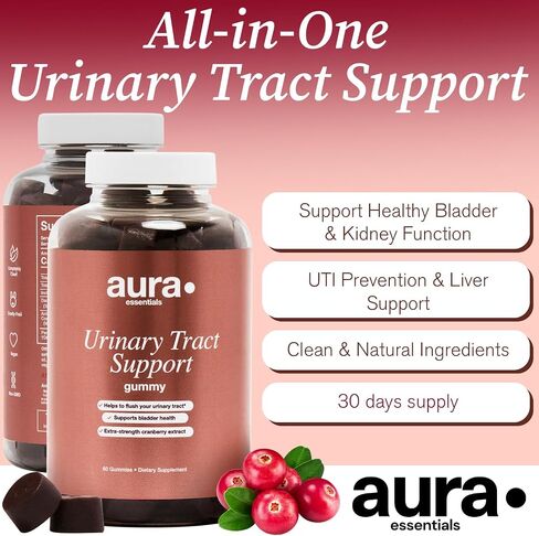 Aura Cranberry Gummies for Women - Urinary Tract Health Support in Saudi Arabia