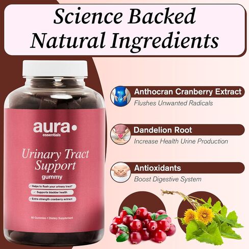 Aura Cranberry Gummies for Women - Urinary Tract Health Support in Saudi Arabia