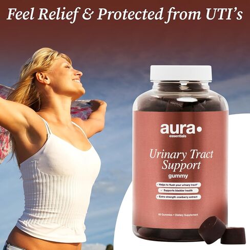 Aura Cranberry Gummies for Women - Urinary Tract Health Support in Saudi Arabia