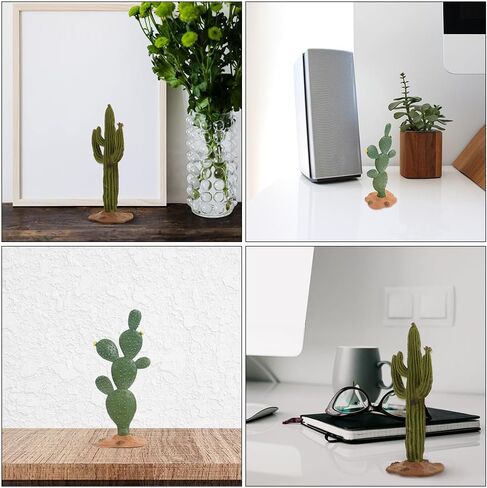 زخارف YOXCASTSLG صبار راتنج، قطعتان مقاس 5. 5 بوصات نباتات صبار ديكور لخزان الزواحف - ملحقات محاكاة موطن الصبار للسلحفاة السحلية التنين الملتحي الحرباء الفهد أبو بريص ثعبان السمك in Kuwait