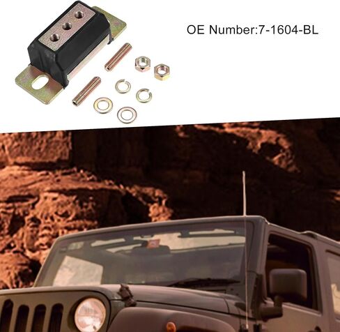 A ABSOPRO Polyurethane Transmission Mount Kit 7-1604-BL for Jeep Wrangler 1987-2002 in Saudi Arabia