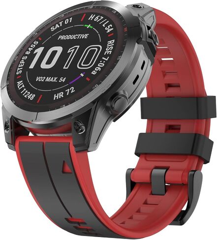 MYSNBKN متوافق مع Garmin Fenix ​​6 Band، حزام سيليكون ناعم سريع الارتداء 22 مم لـ Garmin Fenix ​​5/Fenix ​​5 Plus/Fenix ​​6 Pro/Fenix ​​7/Garmin Forerunner 935/Forerunner 945/Forerunner 955/Garmin Quatix 5 Smartwatch in Kuwait