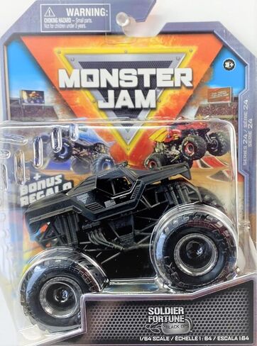Monster Jam Series 24 Soldier Fortune Black Op 1:64 Scale Truck with Bonus Regalo in Saudi Arabia
