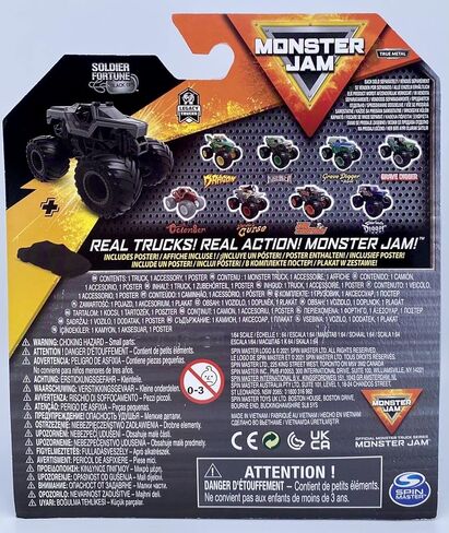 Monster Jam Series 24 Soldier Fortune Black Op 1:64 Scale Truck with Bonus Regalo in Saudi Arabia