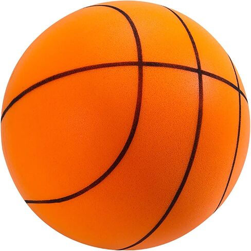 كرة السلة الصامتة من تاجيش، كرة السلة الصامتة للمراوغة في الأماكن المغلقة، كرة سلة إسفنجية هادئة للتدريب الداخلي للأطفال - رقم 7/برتقالي in Kuwait