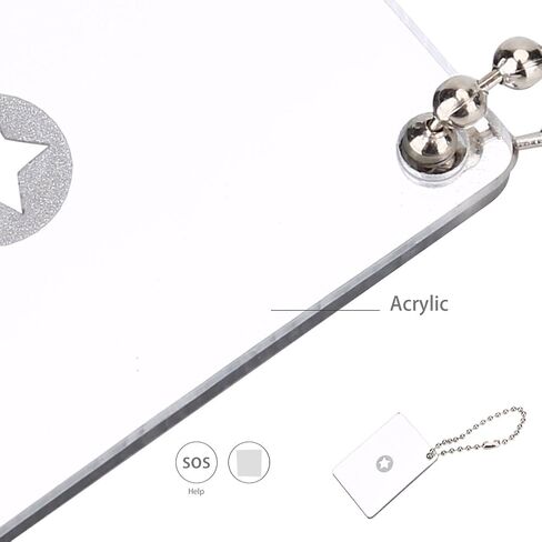 Dioche Survival Reflective Mirror, Outdoor Multifunctional Signal Emergency Mirror with Targeting Star and Lanyard in Saudi Arabia
