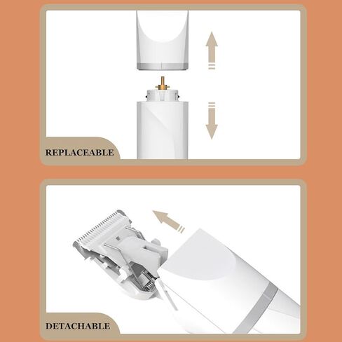 Grimgrow Dog Hair Grooming Clippers Electric Low Noise Pet Shaver Hair Clipper Set Dog Paw Trimmer Professional Pet Grooming Kit for Dogs Cats in Kuwait