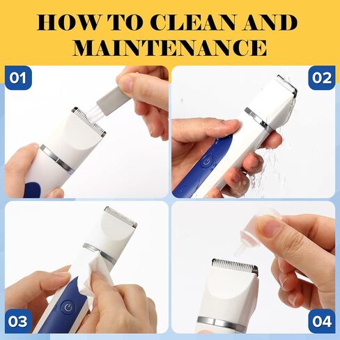Grimgrow Dog Hair Grooming Clippers Electric Low Noise Pet Shaver Hair Clipper Set Dog Paw Trimmer Professional Pet Grooming Kit for Dogs Cats in Saudi Arabia