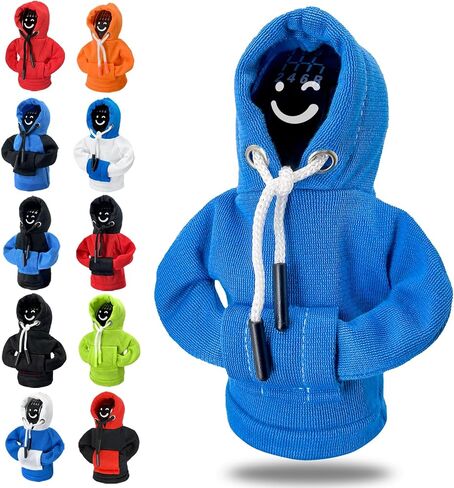 yoostooper Gear Shift Hoodie, Funny Gear Shift Knob Shirt Sweater, Mini Hoodie for Car Shifter, Automotive Interior in Saudi Arabia