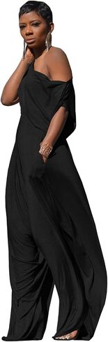 Thivhav 2 Piece Outfits for Women Matching Lounge Tracksuits Sets Off Shoulder Tops and Harem Pants Set in Saudi Arabia