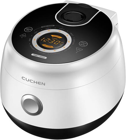 CUCHEN CJE-CD0610US | Micom Rice Cooker 6 Cup (Uncooked) and Warmer | Auto Steam Clean | Direct Touch control | Nonstick Inner Pot | Baby Food Menu | Inner Pot | White in Saudi Arabia