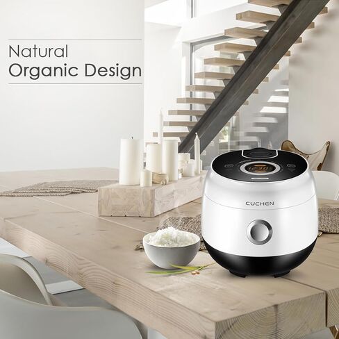 CUCHEN CJE-CD0610US | Micom Rice Cooker 6 Cup (Uncooked) and Warmer | Auto Steam Clean | Direct Touch control | Nonstick Inner Pot | Baby Food Menu | Inner Pot | White in Saudi Arabia