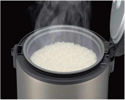 جهاز طهي الأرز الأبيض تايجر JNP-S10U بسعة 5.5 كوب مع ملعقة وكوب قياس مع وعاء غسيل الأرز وملعقة من الخيزران (3 قطع) in Kuwait