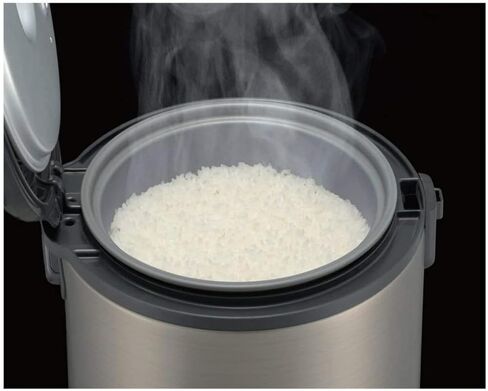 جهاز طهي الأرز الأبيض تايجر JNP-S10U بسعة 5.5 كوب مع ملعقة وكوب قياس مع وعاء غسيل الأرز وملعقة من الخيزران (3 قطع) in Kuwait