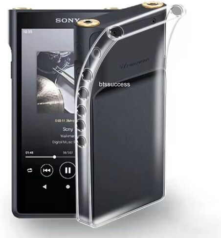Clear Soft TPU Protective Shell Skin Case Cover for Sony Walkman NW-WM1AM2 WM1AM2 NW-WM1ZM2 WM1ZM2 (Clear) in Saudi Arabia